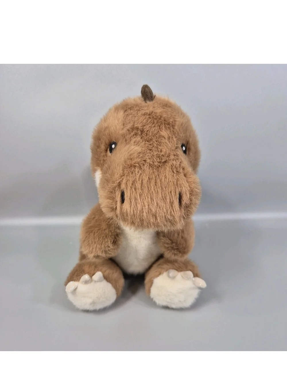 Hobby Lobby 8 Inch Brown T-Rex Dinosaur Plush Soft Clean Pre Loved